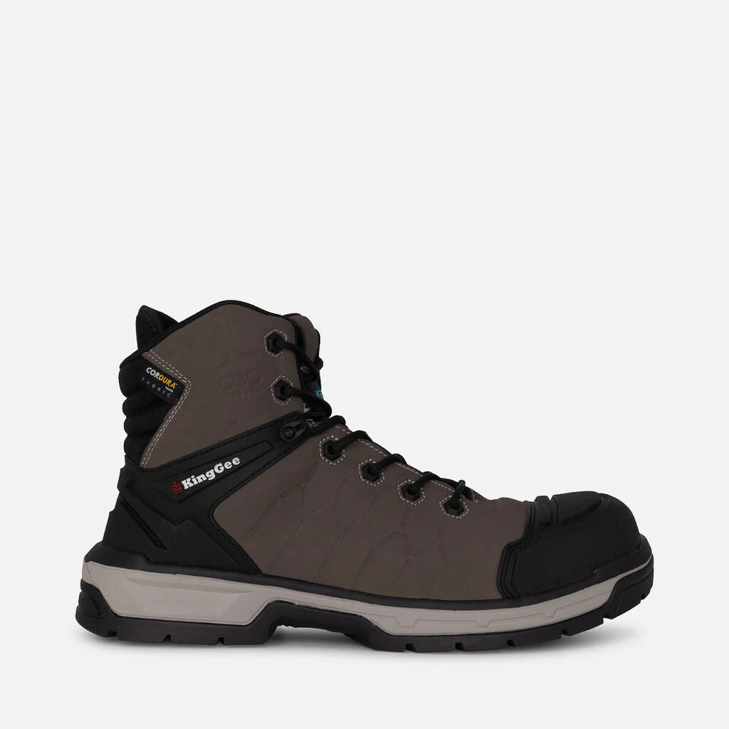 King Gee Quantum Hybrid Zip/Lace Composite Toe Work Boots (K27120) - Image 4