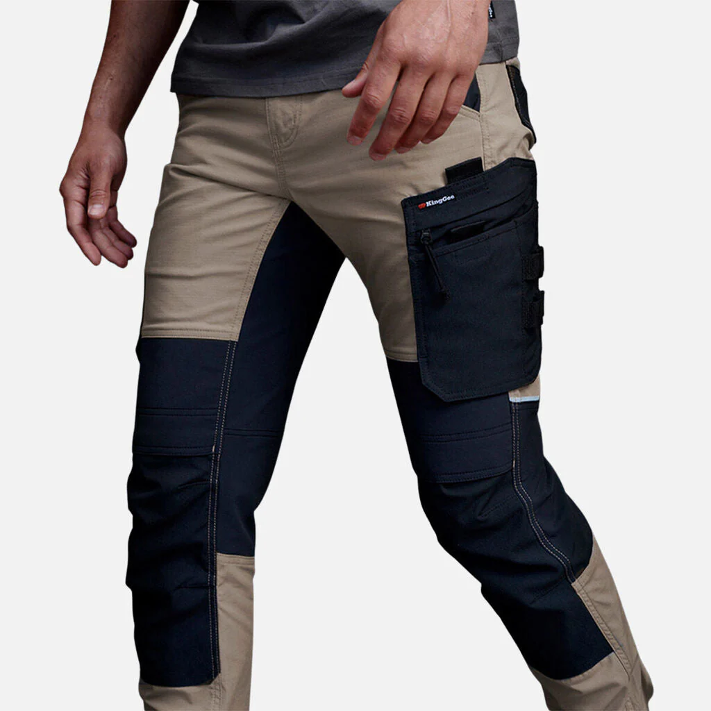 King Gee Quantum Lightweight Stretch Ripstop Pants with Knee Pockets (K13003) - Image 3