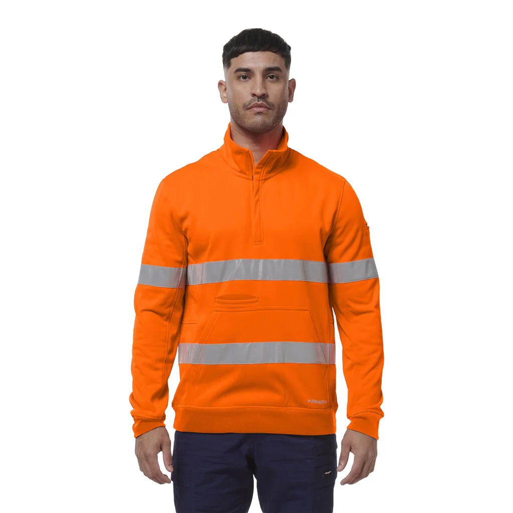 King Gee Reflective 1/4 Zip Fleece (K55048)