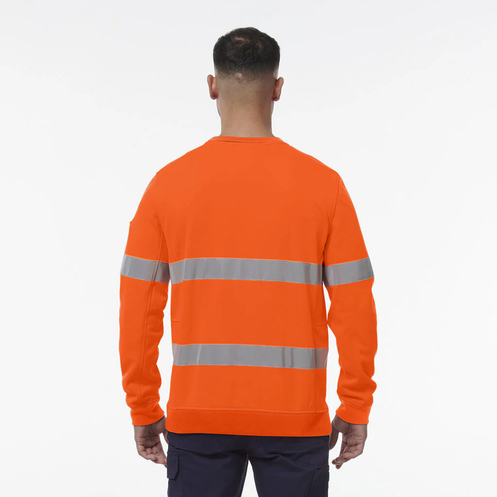 King Gee Reflective Crew Neck Fleece (K55059) - Image 5