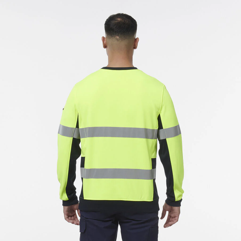 King Gee Reflective Spliced Crew Neck Fleece (K55058) - Image 10