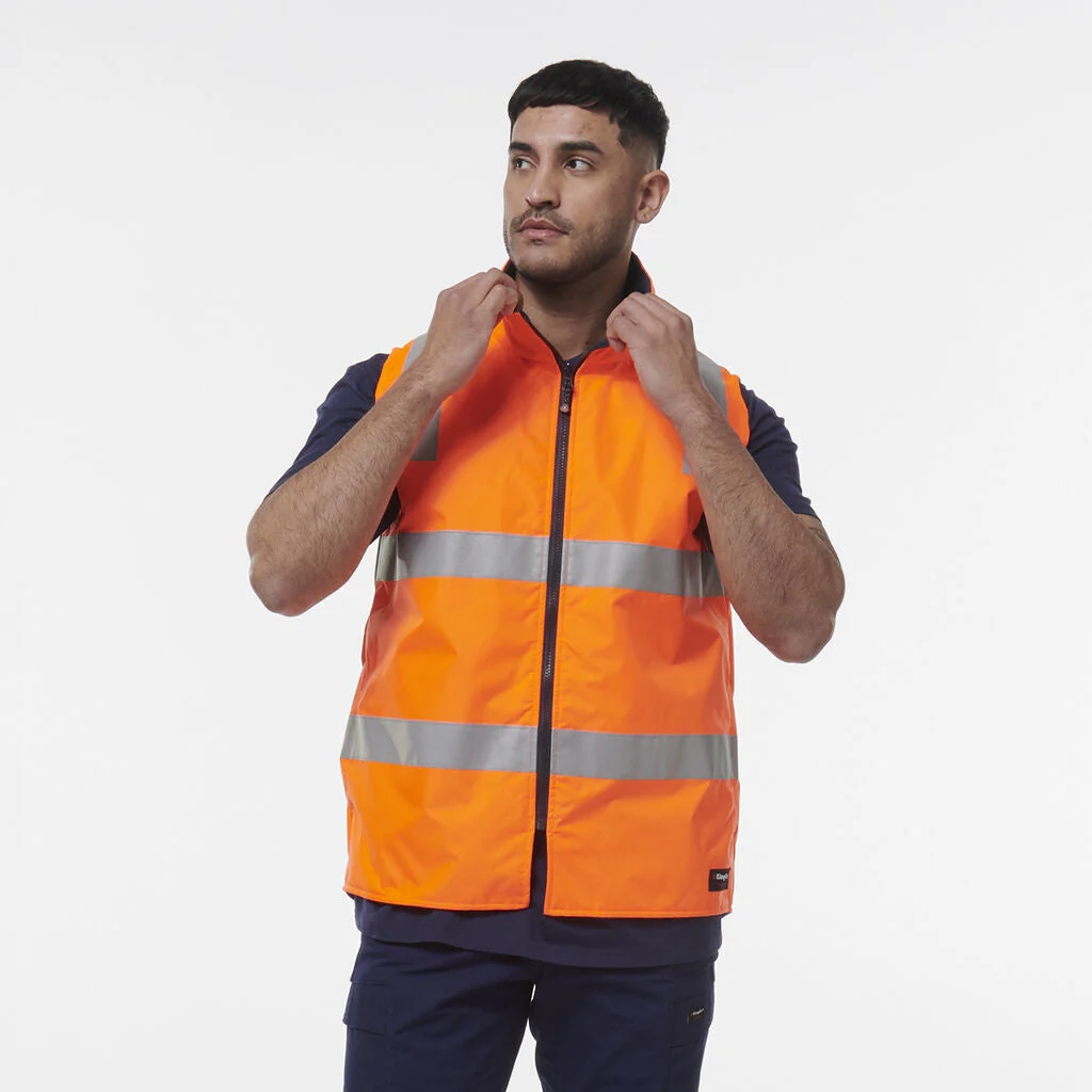 King Gee Reflective Spliced Insulated Vest (K55031) - Image 2