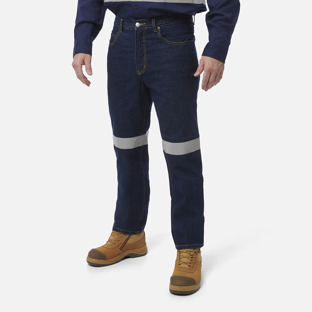 King Gee Reflective Denim Work Jeans (K53030) - Image 3
