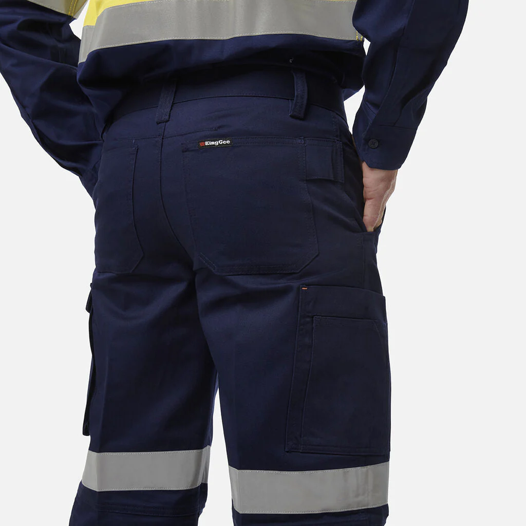 King Gee Workcool 1 Reflective Cargo Work Pants (K53800) - Image 4