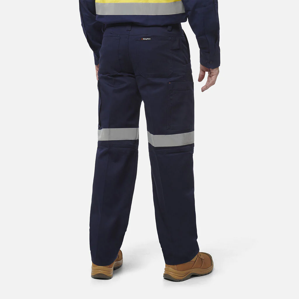 King Gee Workcool 1 Reflective Cargo Work Pants (K53800) - Image 8