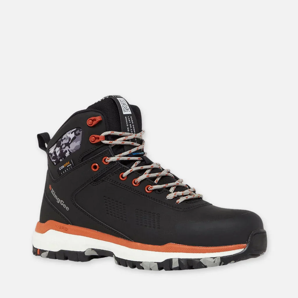 King Gee Terra Firma Hybrid Zip/Lace Composite Toe Work Boots (K27951) - Image 3