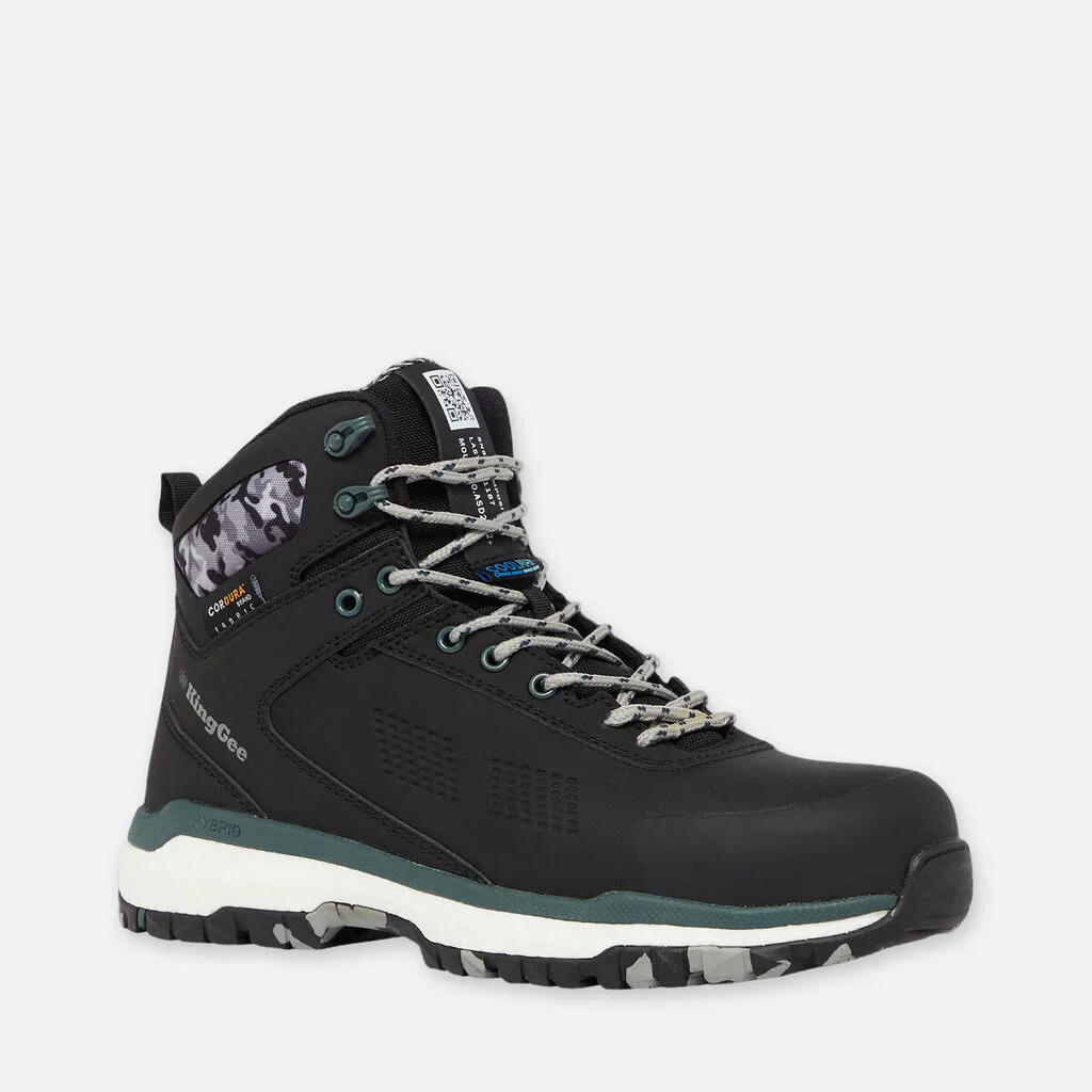 King Gee Terra Firma Hybrid Zip/Lace Composite Toe Work Boots (K27952) - Image 3