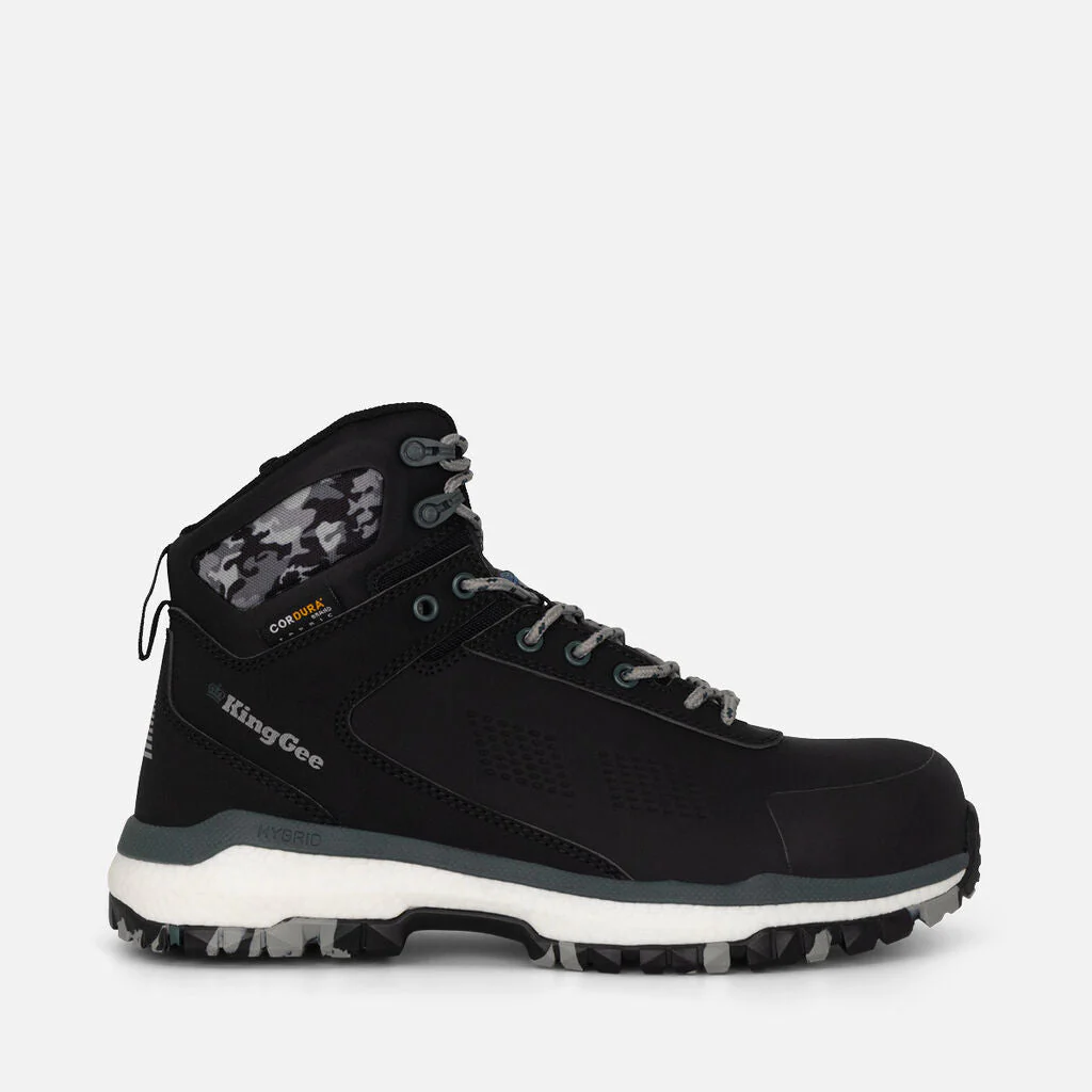 King Gee Terra Firma Hybrid Zip/Lace Composite Toe Work Boots (K27952) - Image 4