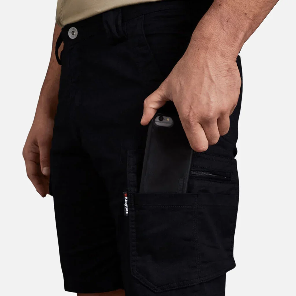 King Gee Tradies Summer Lightweight Cargo Work Shorts (K17340) - Image 5