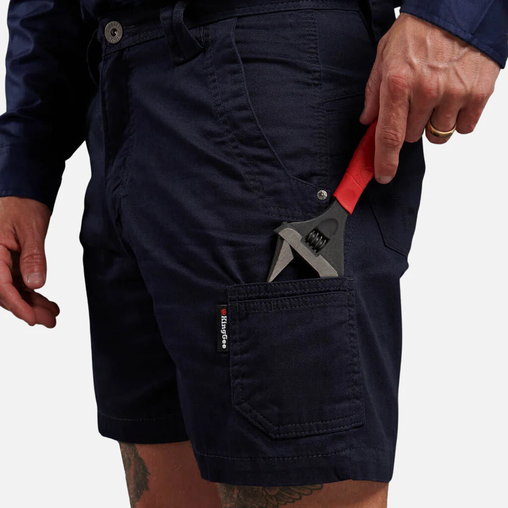 King Gee Tradies Summer Lightweight Cargo Short Shorts (K17330) - Image 20