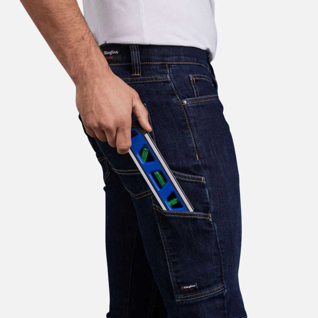 King Gee Urban Coolmax Slim Stretch Denim Work Jeans (K13006) - Image 10