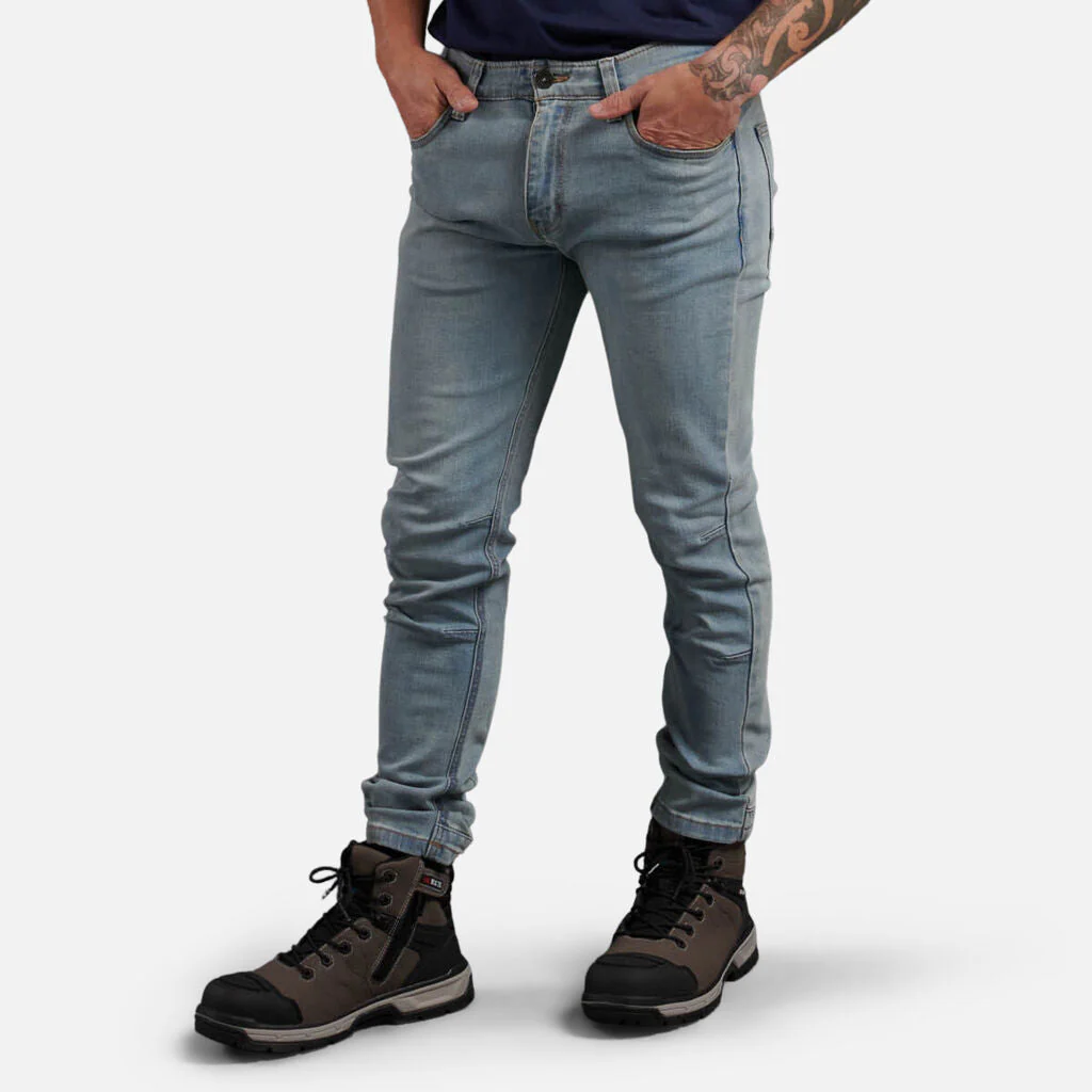 King Gee Urban Coolmax Slim Stretch Denim Work Jeans (K13006) - Image 15