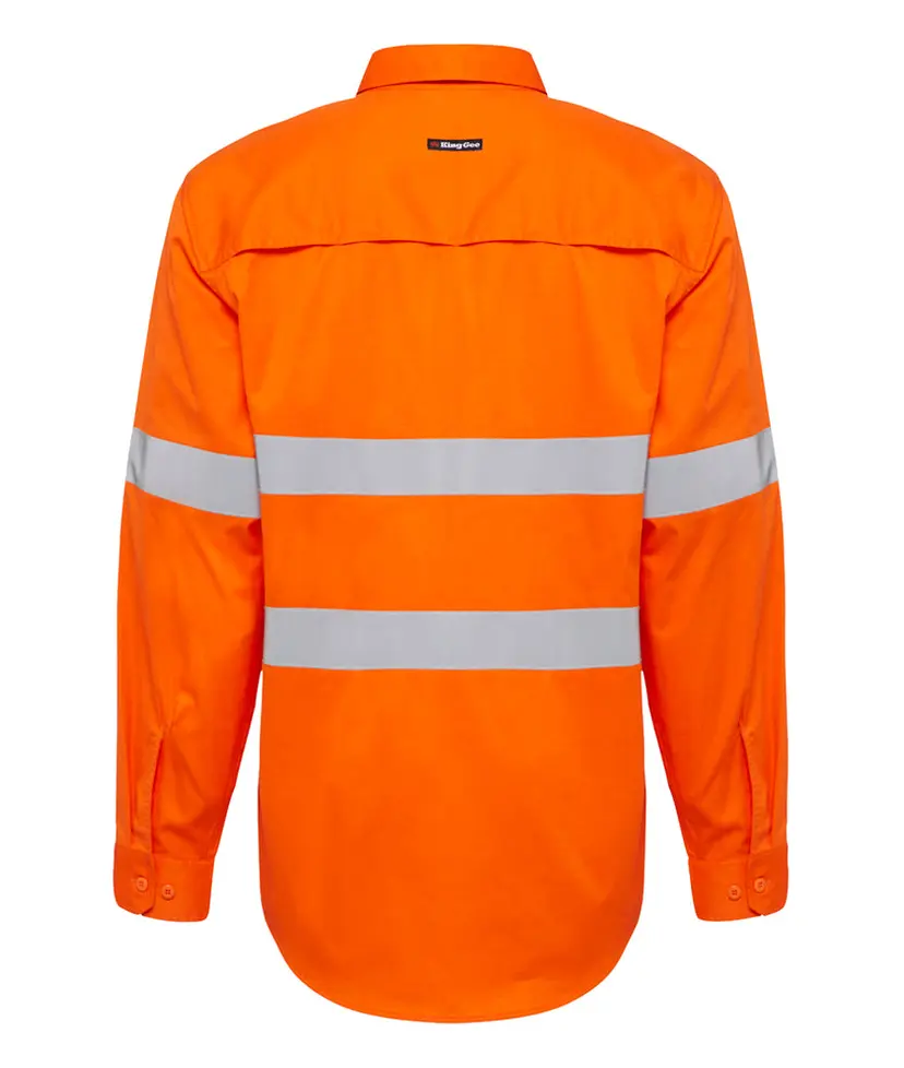 King Gee Vented Drill Shirt with Tape (K54030) - Image 2