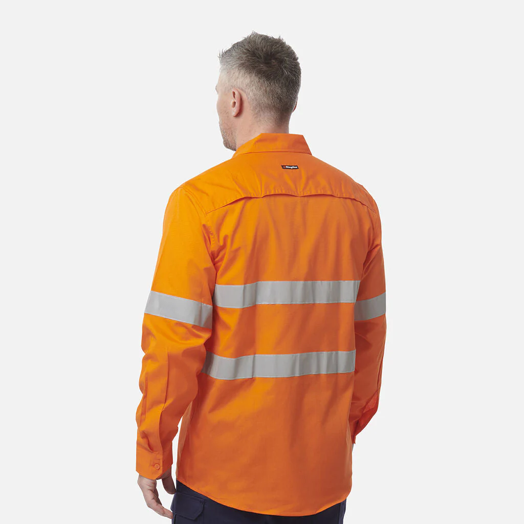 King Gee Workcool Vented Shirt Taped Long Sleeve (K54915) - Image 5