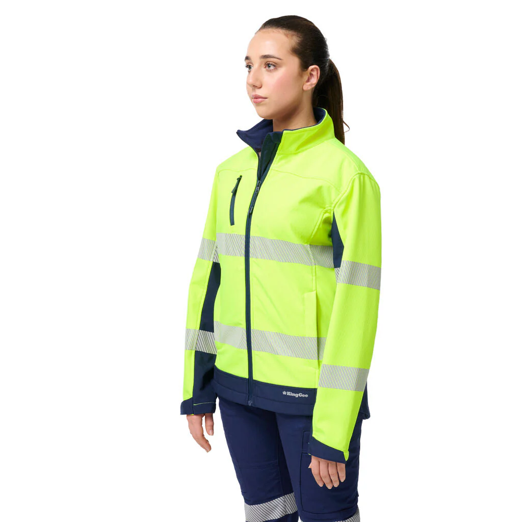 King Gee Women's Originals Softshell Segmented Tape Jacket (K45000) - Image 11