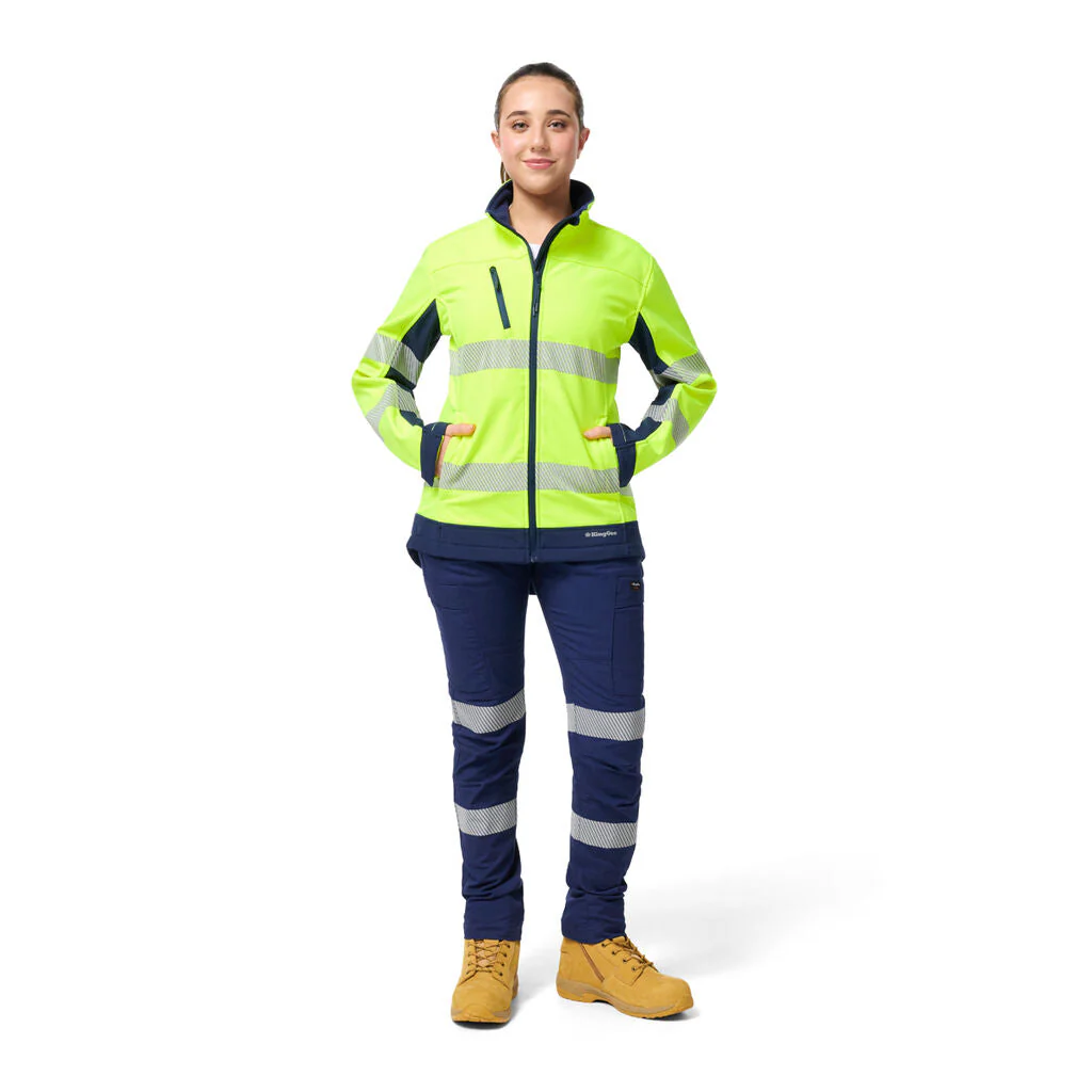 King Gee Women's Originals Softshell Segmented Tape Jacket (K45000) - Image 16