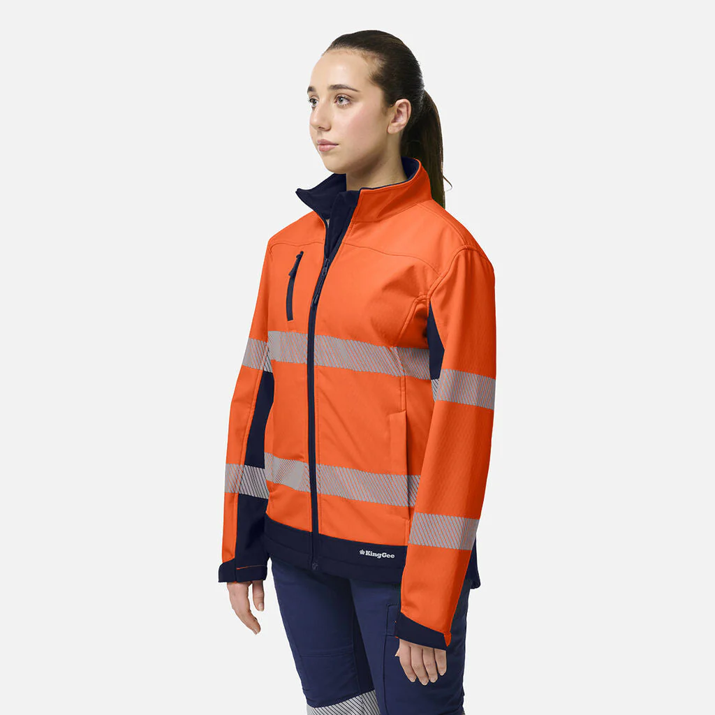 King Gee Women's Originals Softshell Segmented Tape Jacket (K45000) - Image 4