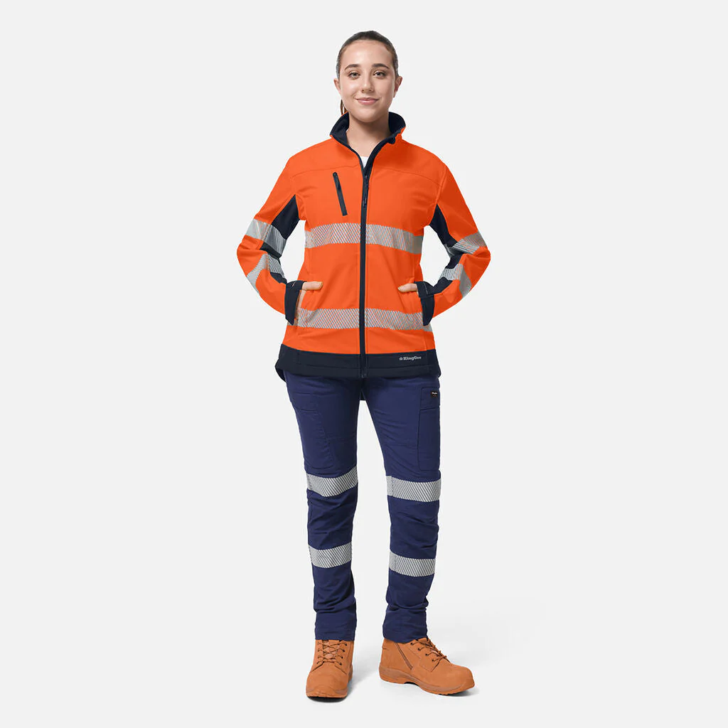 King Gee Women's Originals Softshell Segmented Tape Jacket (K45000) - Image 9