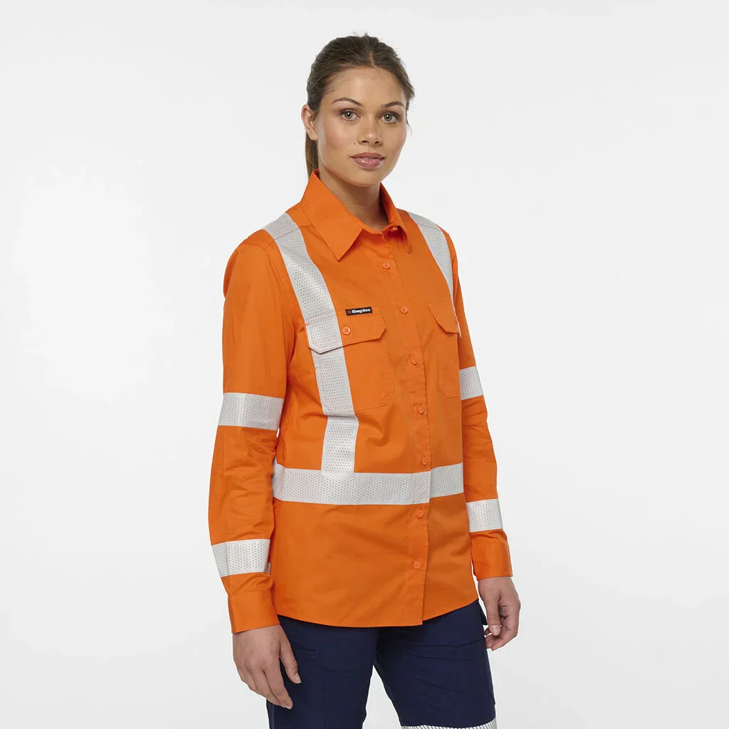King Gee Women's Originals Vented NSW Rail Shirt (K44254) - Image 3