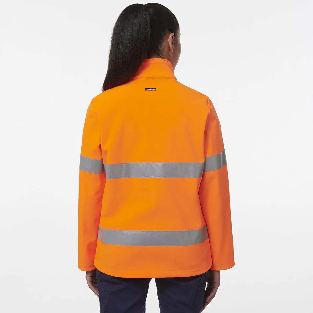 King Gee Women's Reflective Soft Shell Jacket (K45007) - Image 4