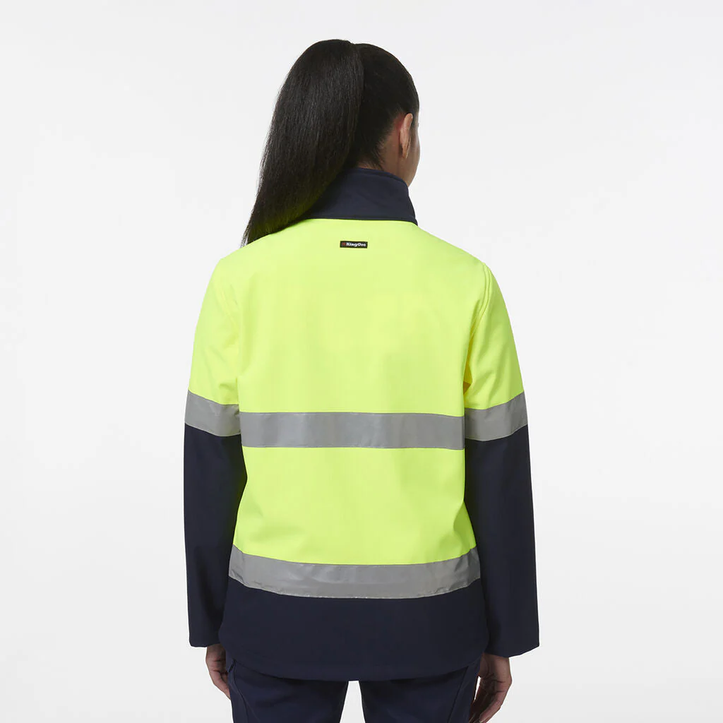 King Gee Women's Reflective Spliced Soft Shell Jacket (K45006) - Image 10