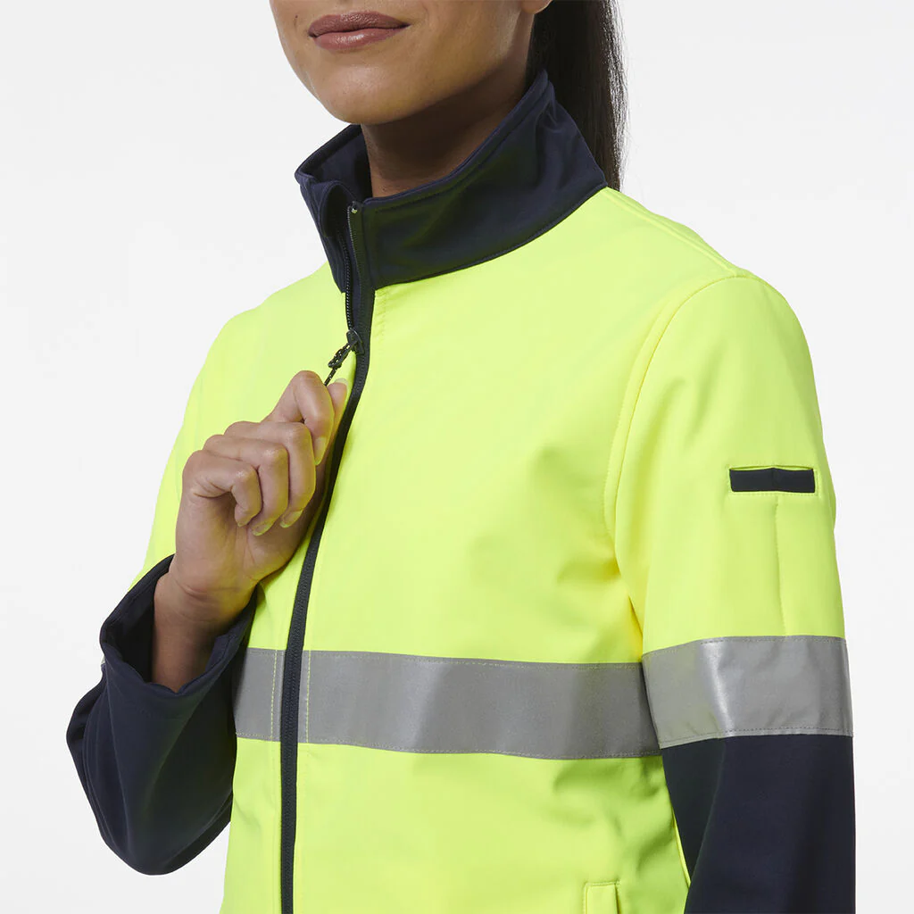 King Gee Women's Reflective Spliced Soft Shell Jacket (K45006) - Image 11