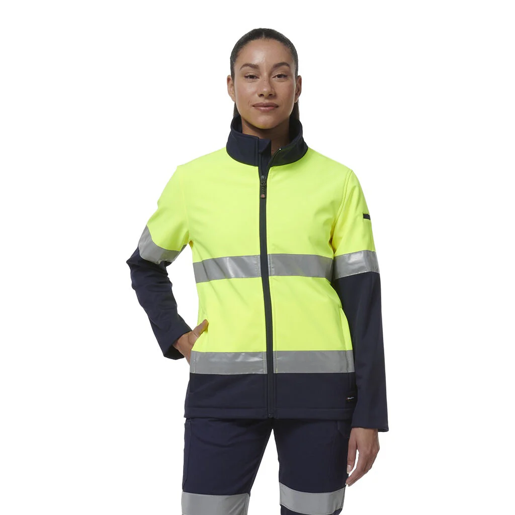 King Gee Women's Reflective Spliced Soft Shell Jacket (K45006) - Image 7