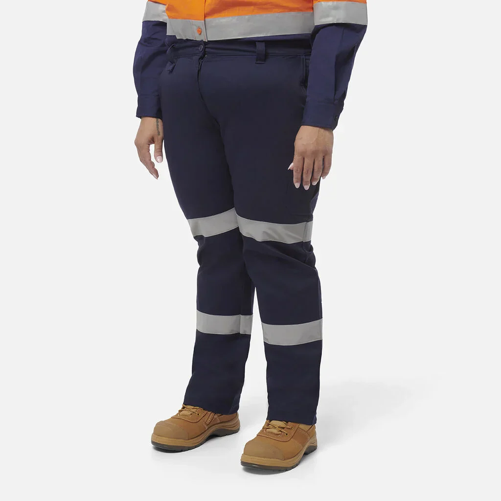 King Gee Women's Stretch Biomotion Reflective Work Pants (K43010) - Image 3