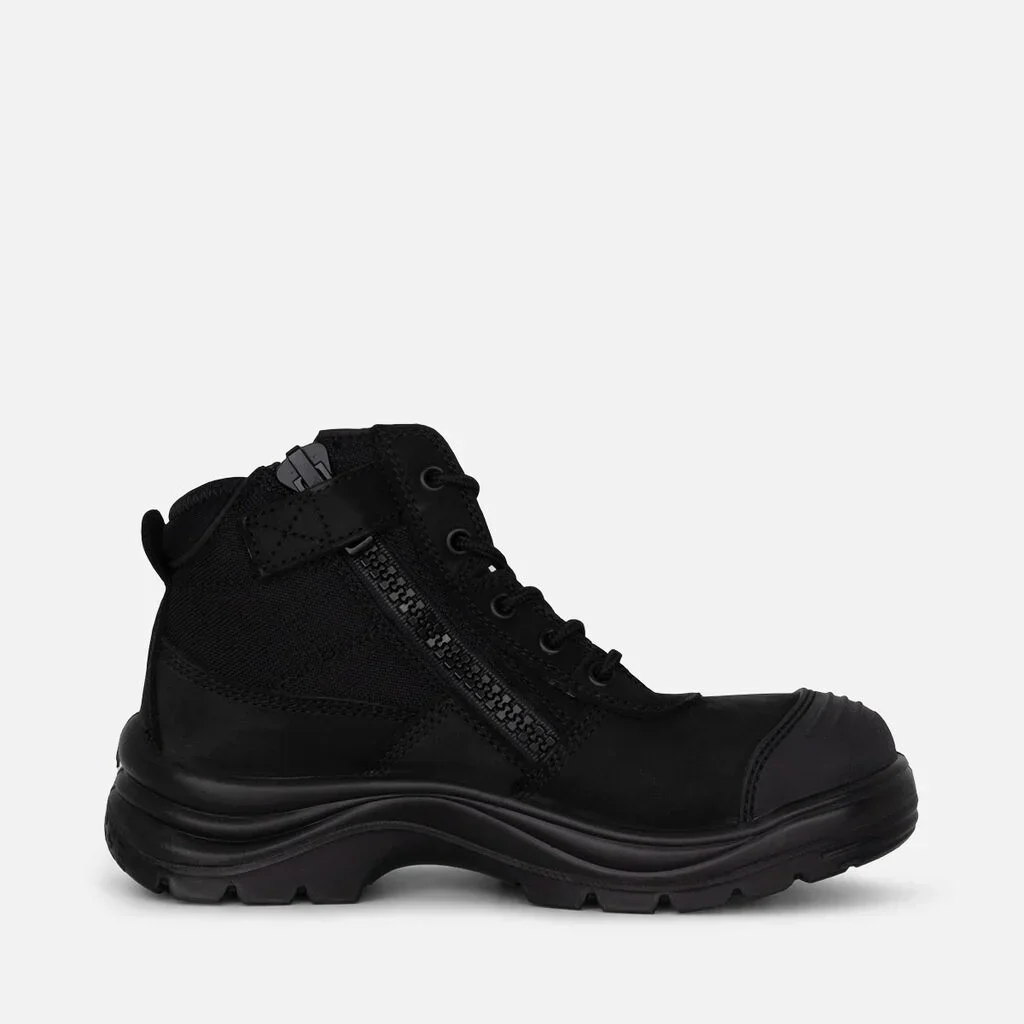 King Gee Tradie Women's Zip/Lace Steel Cap Work Boots (K26490) - Image 3