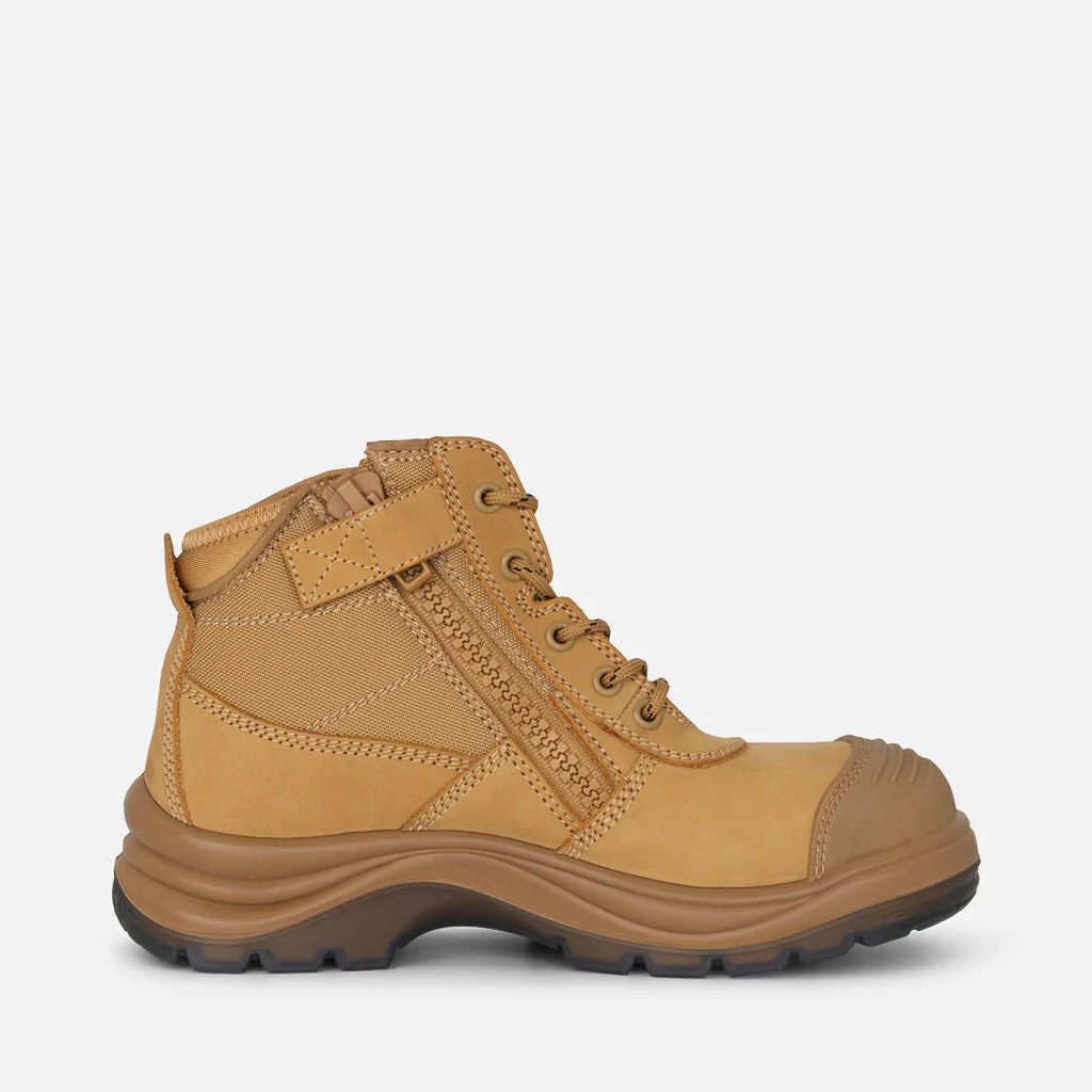 King Gee Tradie Women's Zip/Lace Steel Cap Work Boots (K26491) - Image 4