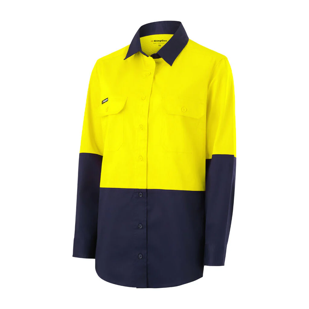 King Gee Originals Women's Vented Drill Shirt (K44222) - Image 2