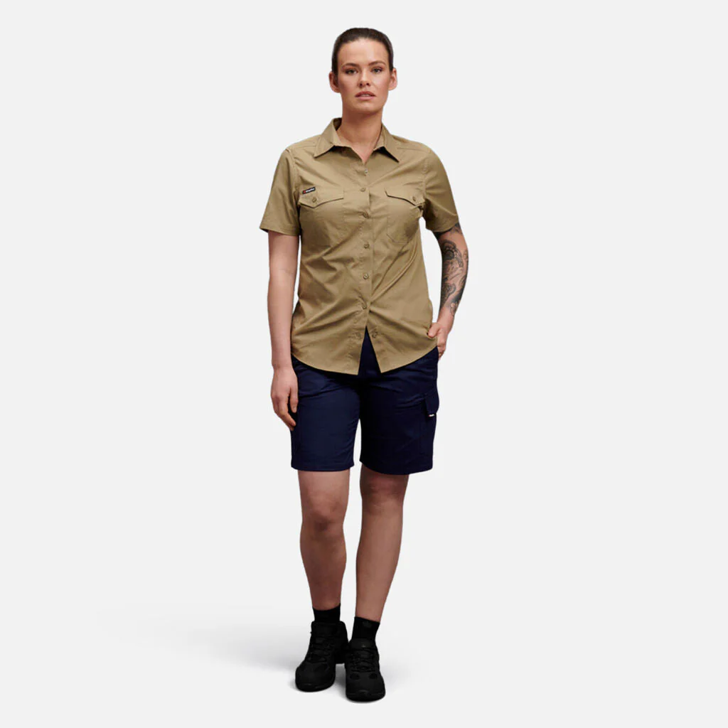 King Gee Women's Workcool 2 Lightweight Short Sleeve Work Shirt (K44205) - Image 13