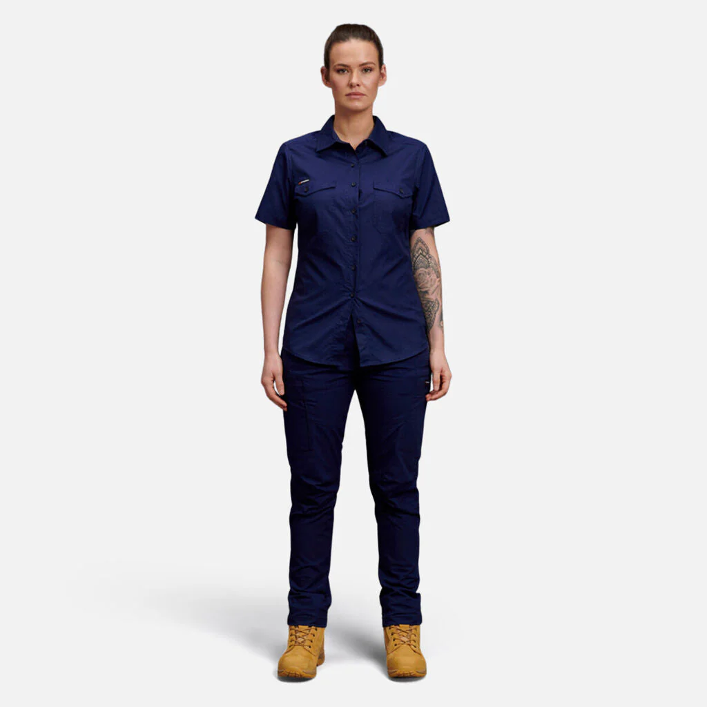 King Gee Women's Workcool 2 Lightweight Short Sleeve Work Shirt (K44205) - Image 19