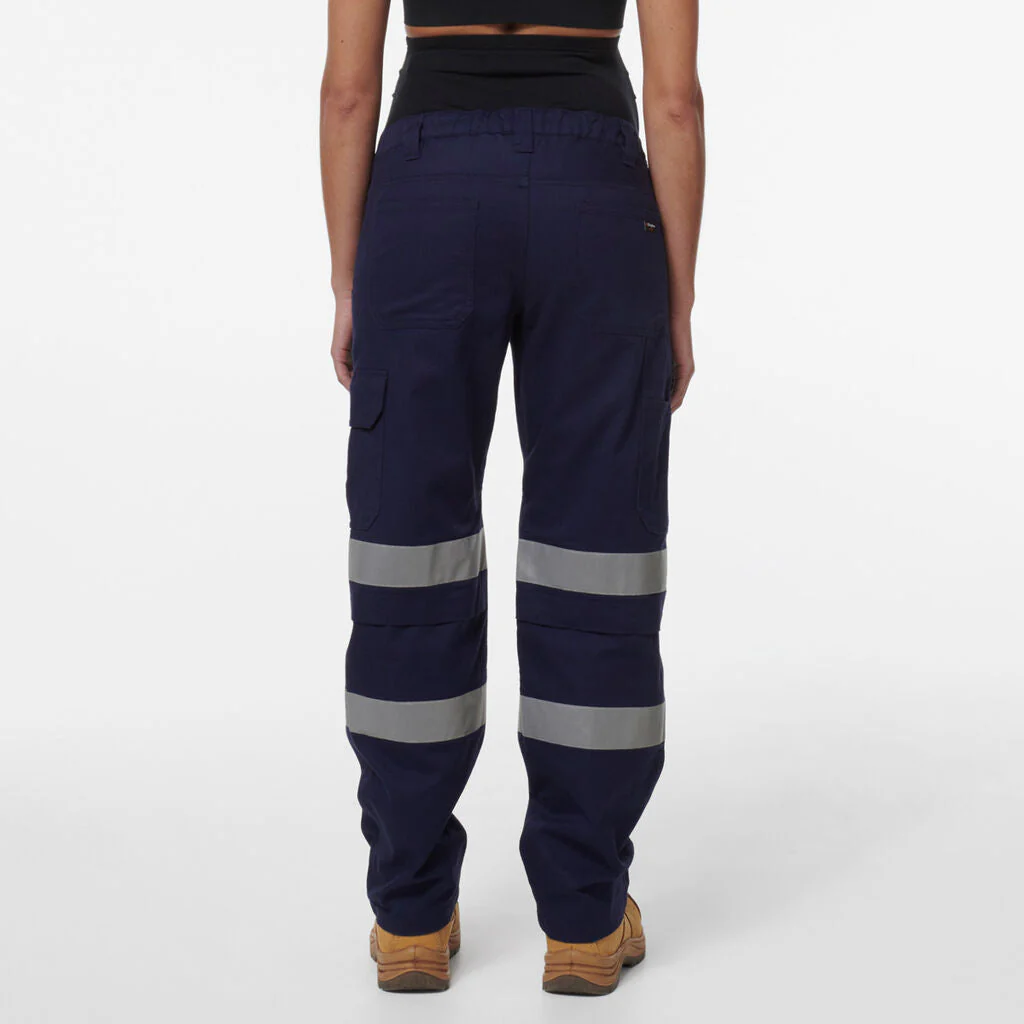 King Gee Womens Workcool Maternity Reflective Bio Motion Pant (K43007) - Image 3