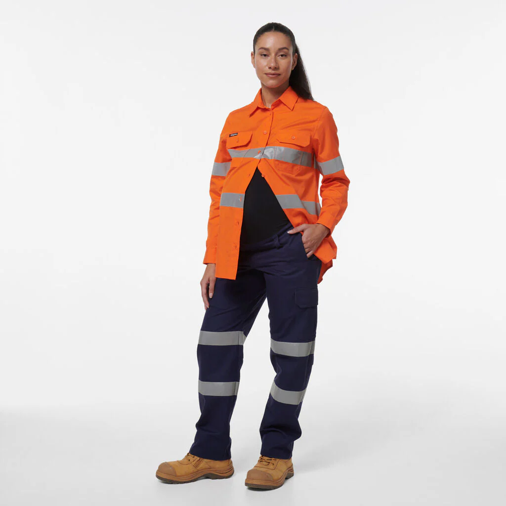 King Gee Womens Workcool Maternity Reflective Bio Motion Pant (K43007) - Image 5