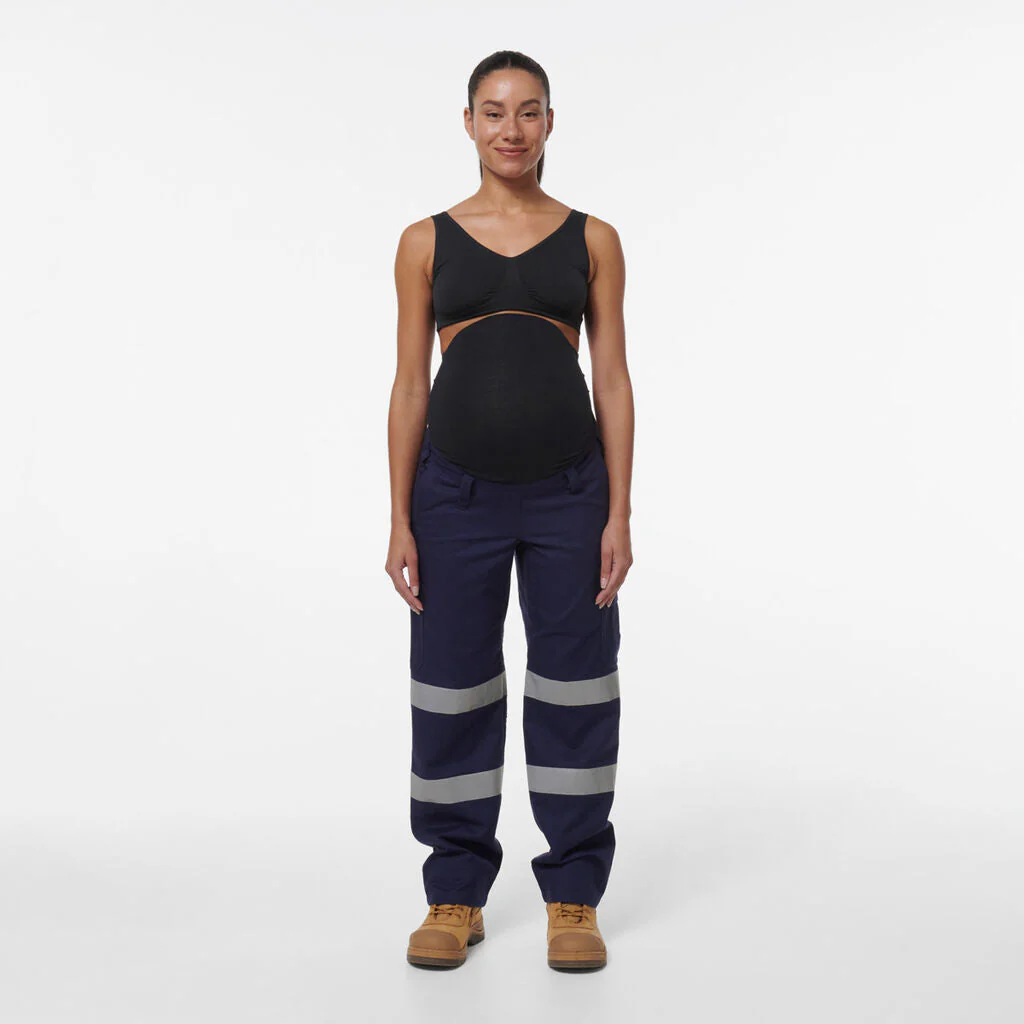 King Gee Womens Workcool Maternity Reflective Bio Motion Pant (K43007) - Image 6