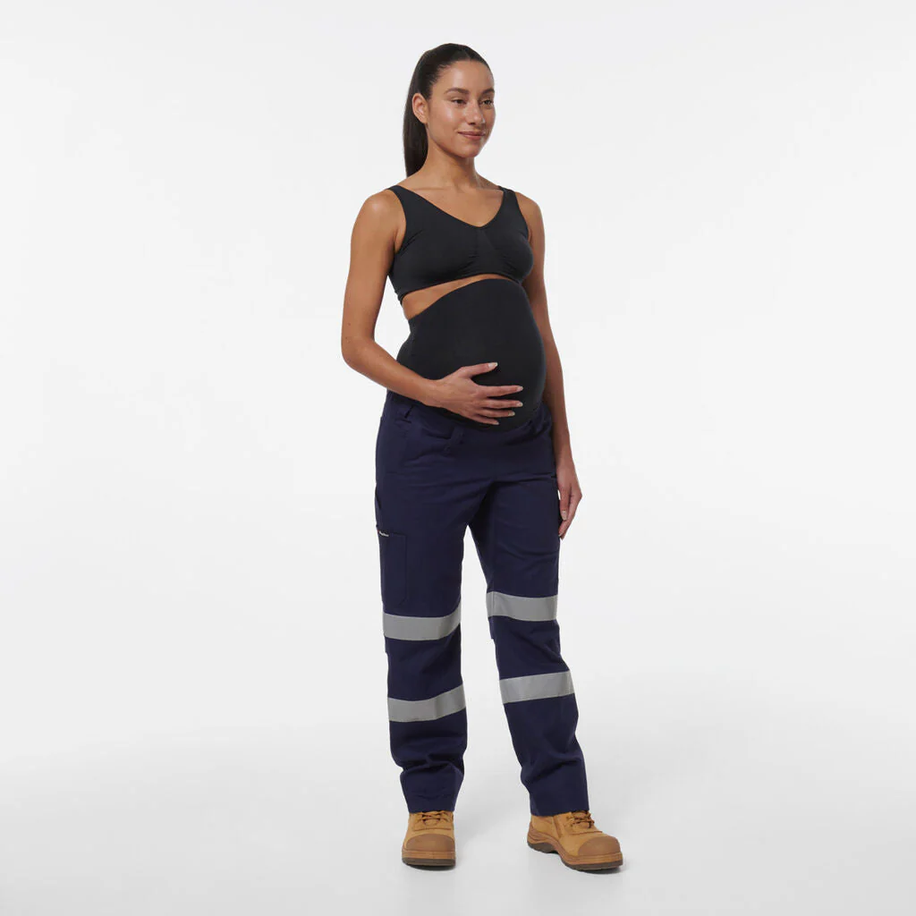 King Gee Womens Workcool Maternity Reflective Bio Motion Pant (K43007) - Image 7