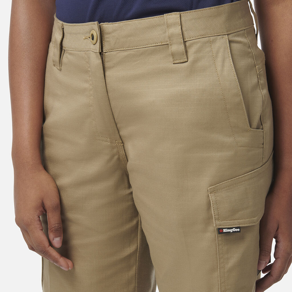 King Gee Women's Workcool 2 Lightweight Cargo Shorts (K47000) - Image 4