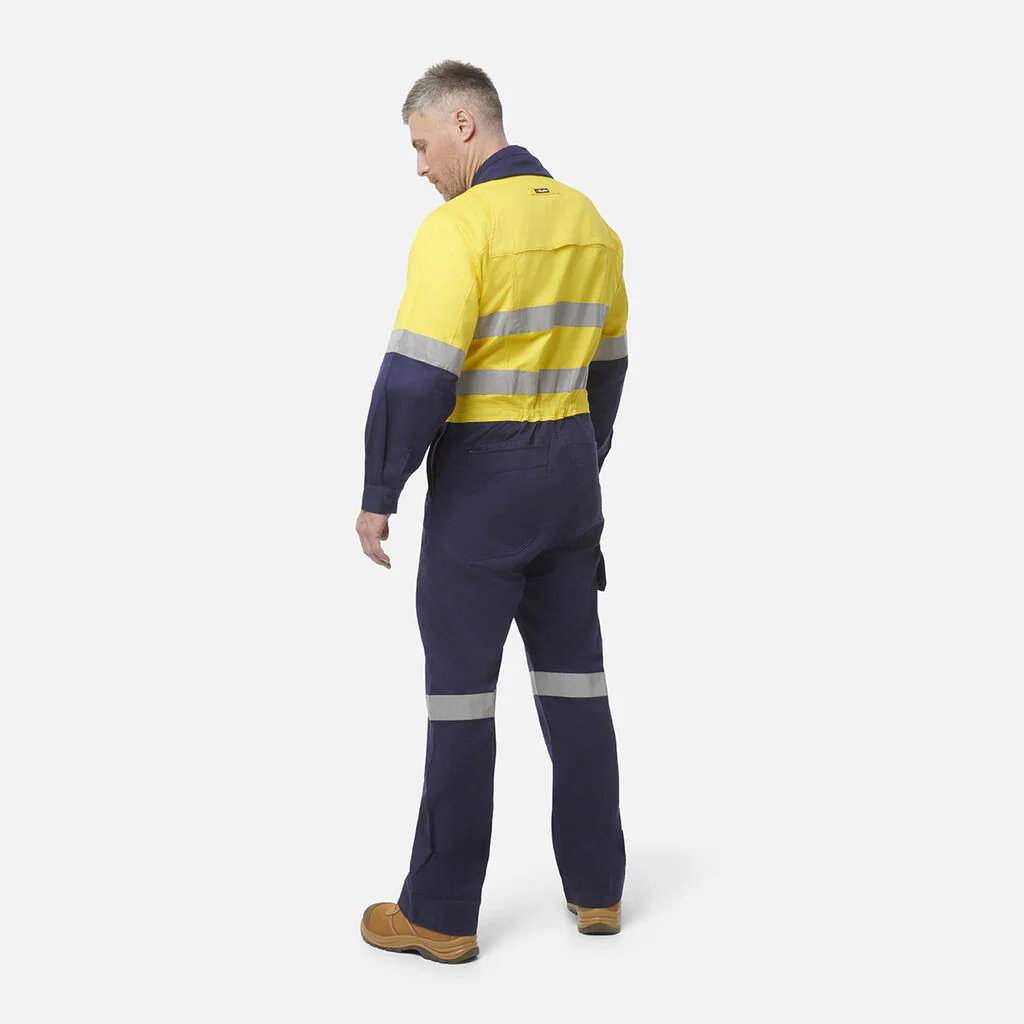 King Gee Workcool 2 Hi-Vis Reflective Two Tone Work Overalls (K51540) - Image 14
