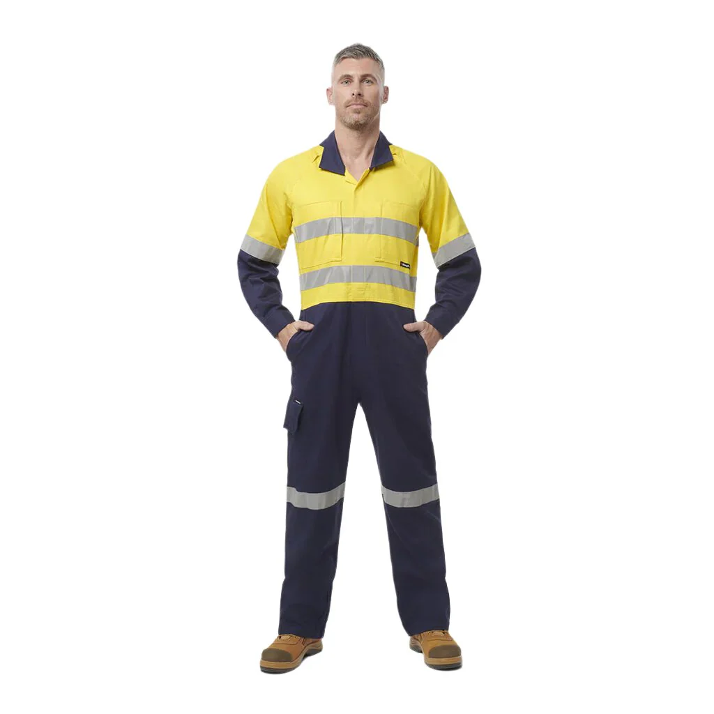 King Gee Workcool 2 Hi-Vis Reflective Two Tone Work Overalls (K51540) - Image 6