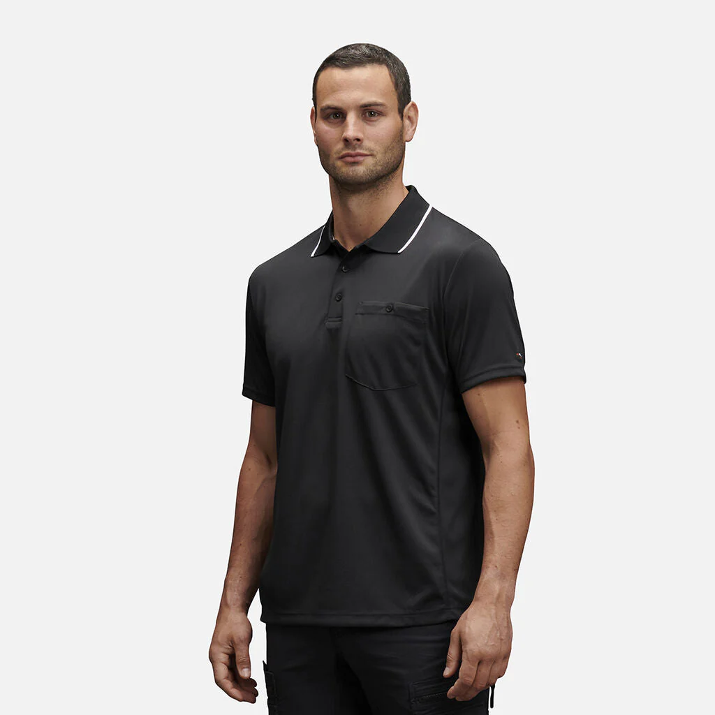 King Gee Workcool Hyperfreeze Short Sleeve Polo Shirt (K54209) - Image 2
