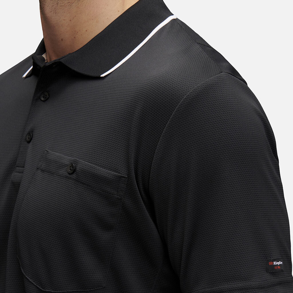 King Gee Workcool Hyperfreeze Short Sleeve Polo Shirt (K54209) - Image 5