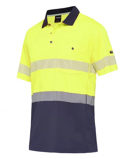 King Gee Workcool Hyperfreeze Hi-Vis Reflective Short Sleeve Polo (K54215 ) - Image 10