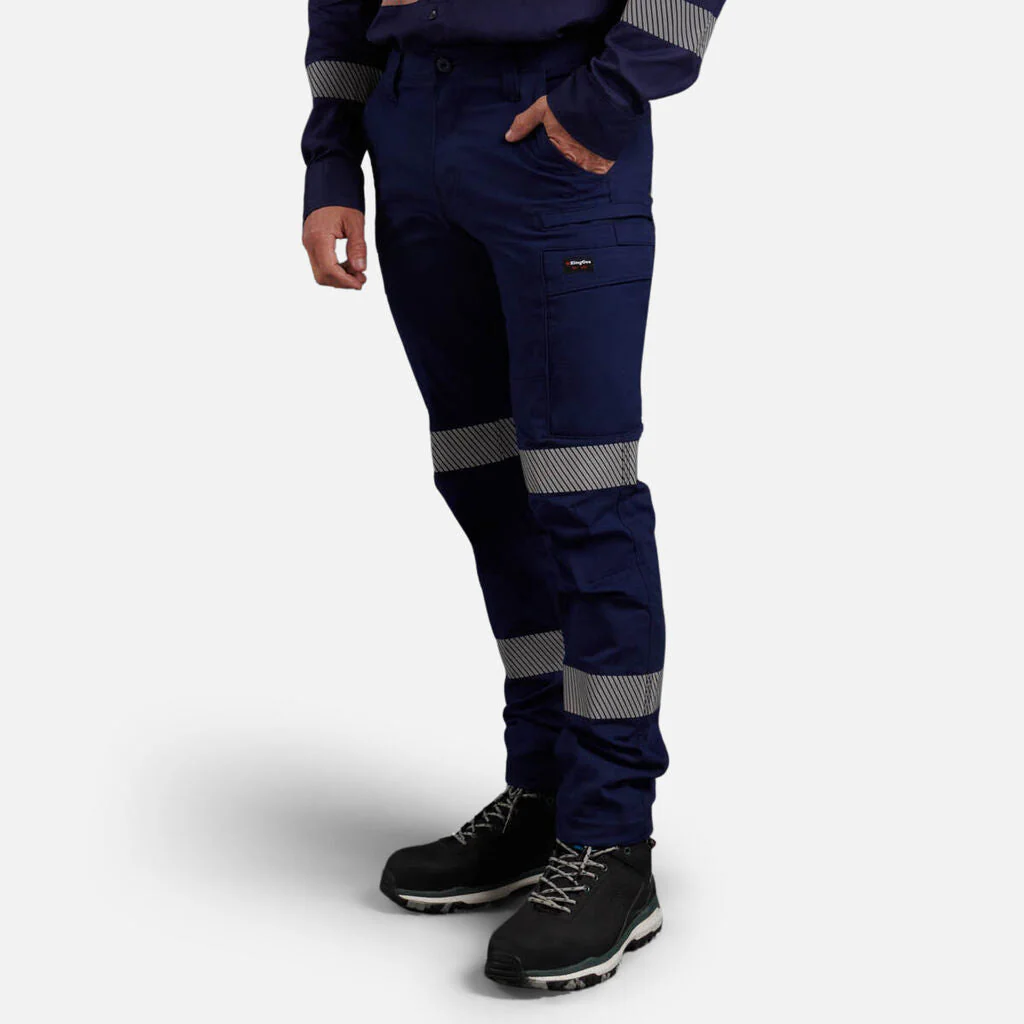 King Gee Workcool Pro Stretch Biomotion Cargo Work Pants (K53016) - Image 2