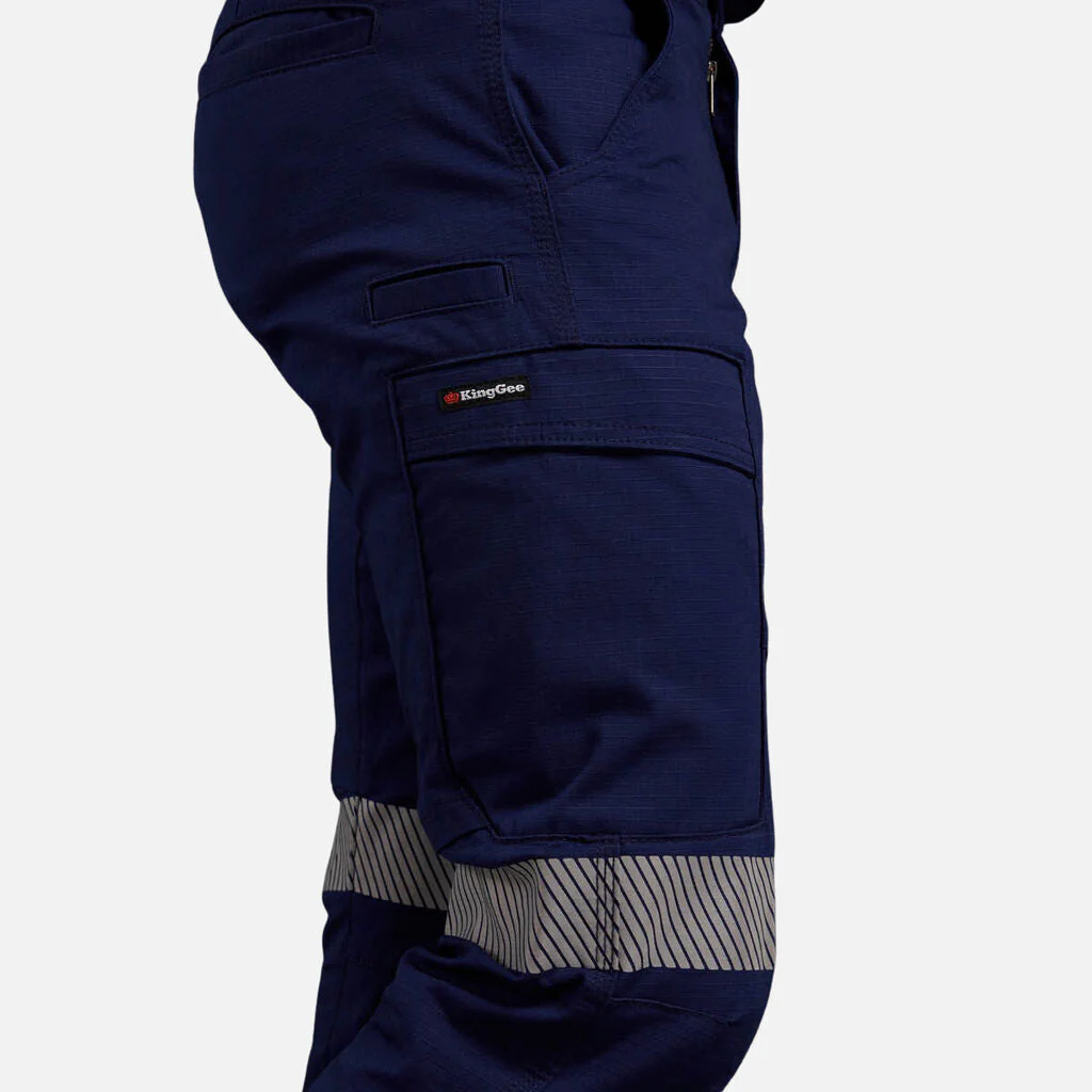 King Gee Workcool Pro Stretch Biomotion Cargo Work Pants (K53016) - Image 5