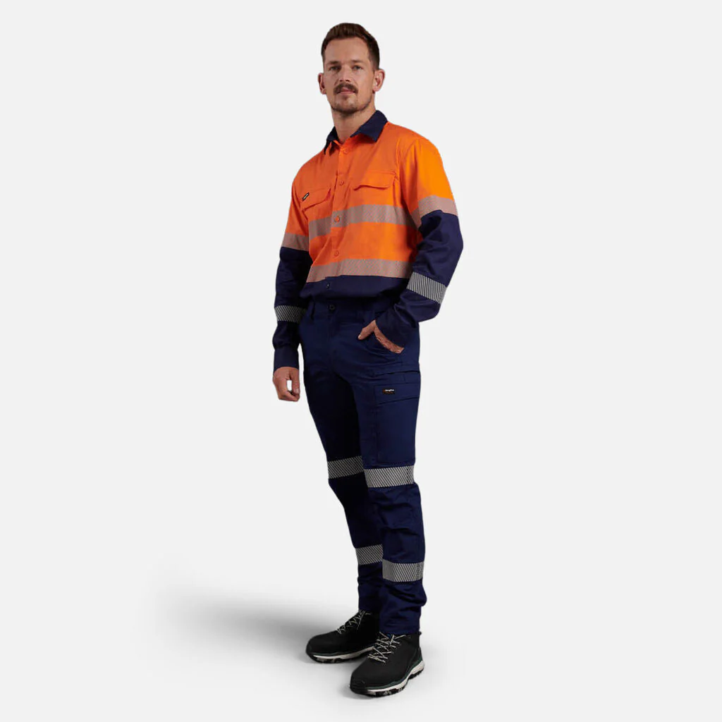 King Gee Workcool Pro Stretch Biomotion Cargo Work Pants (K53016) - Image 6