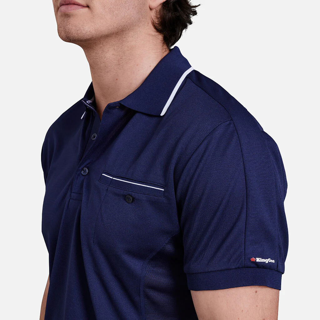 King Gee Workcool Short Sleeve Polo Shirt (K69789) - Image 5