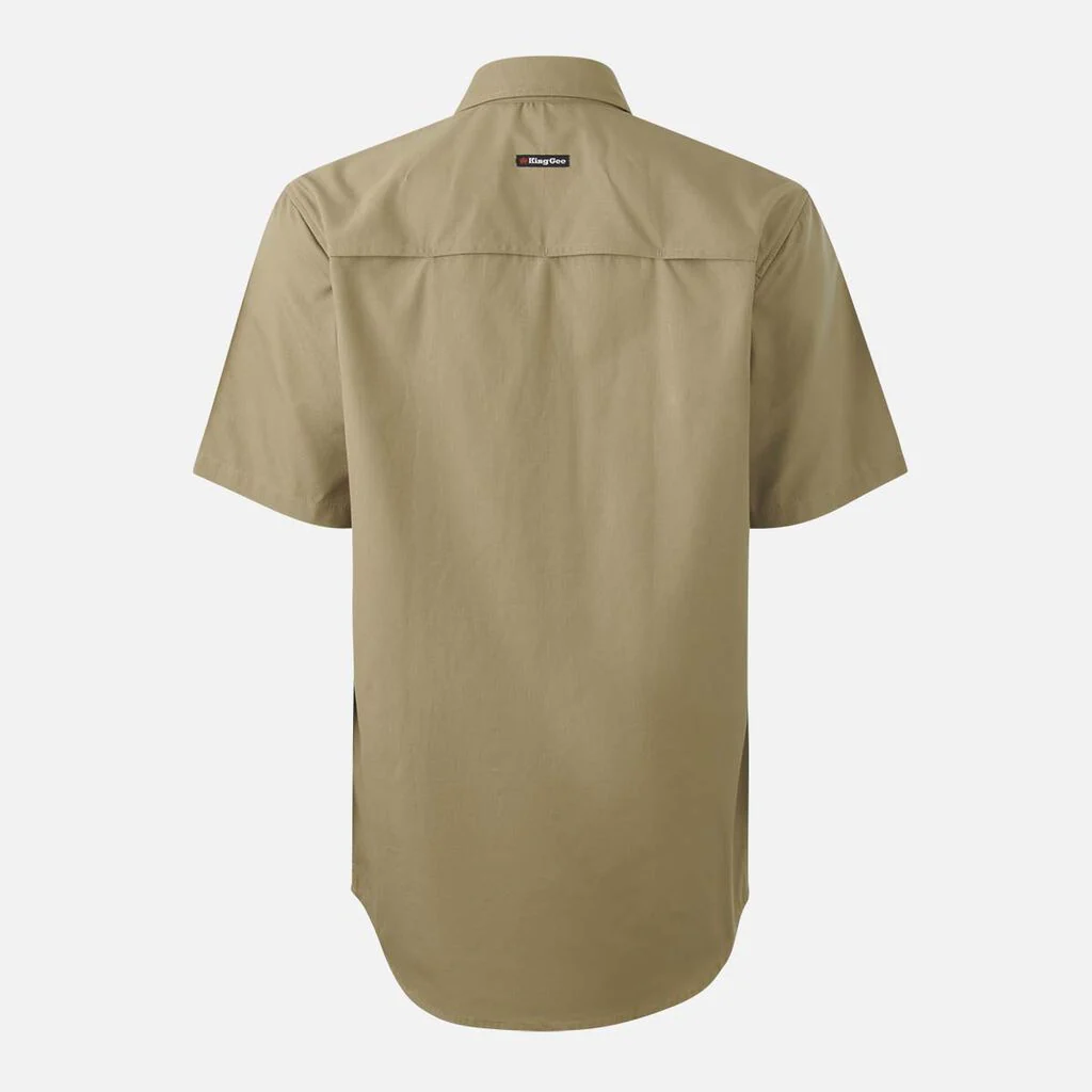 King Gee Workcool Vented Closed Front Shirt Short Sleeve (K14032) - Image 10