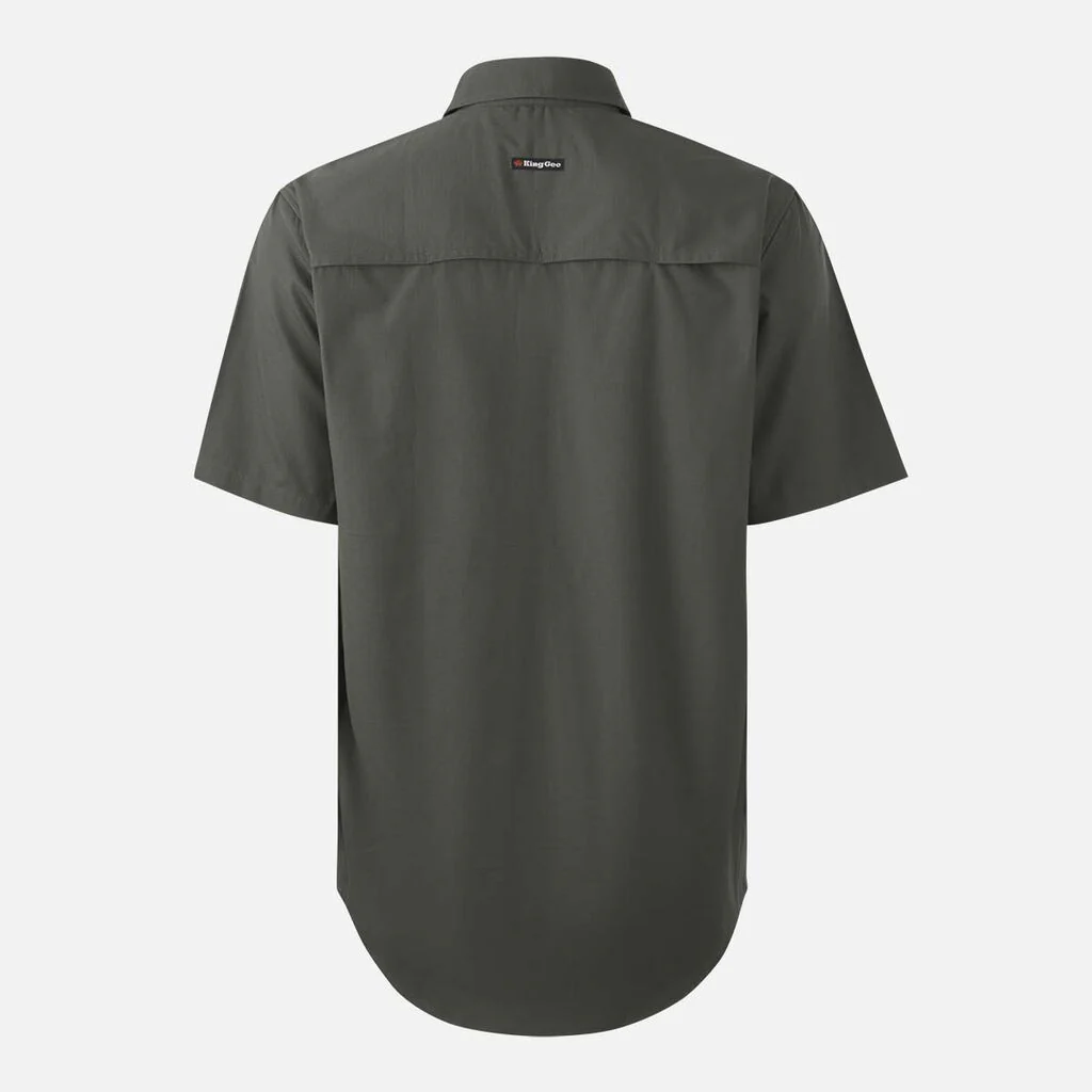 King Gee Workcool Vented Closed Front Shirt Short Sleeve (K14032) - Image 5