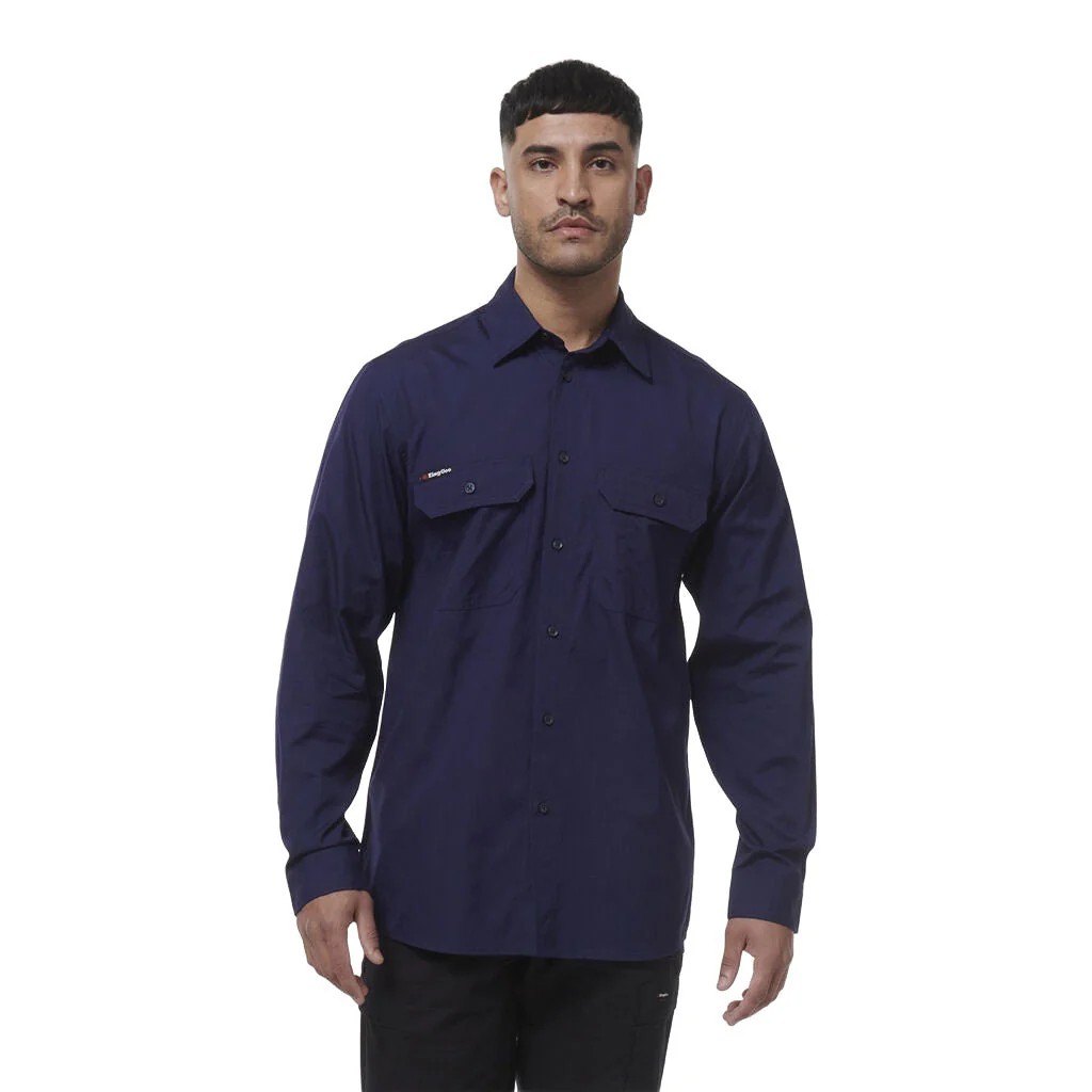 King Gee Workcool Vented Shirt Long Sleeve (K14031) - Image 10